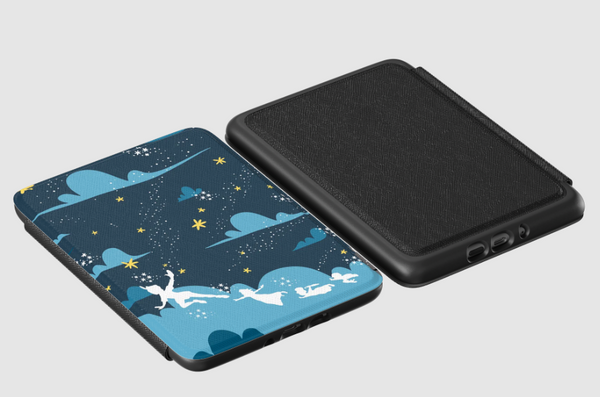 Peter Pan Kindle Case Off to Neverland London Nightsky Disney Kindle Case - Multiple Sizes