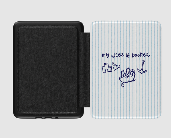 Nautical Cruise My Week is Booked Disney Kindle Case for Paperwhite/Colorsoft 7"