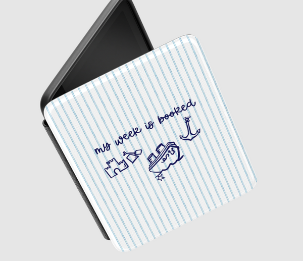 Nautical Cruise My Week is Booked Disney Kindle Case for Paperwhite/Colorsoft 7"