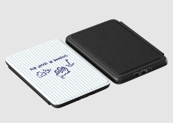 Nautical Cruise My Week is Booked Disney Kindle Case for Paperwhite/Colorsoft 7"