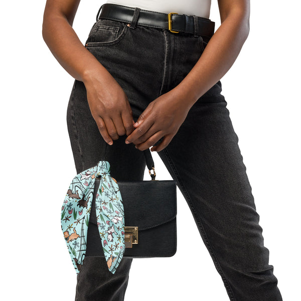 Disney Bandana-Aristocats Paris Blue- Disney Dog Bandana, Hair Bow, Scarf, Disney Pets and Human Matching Bandana