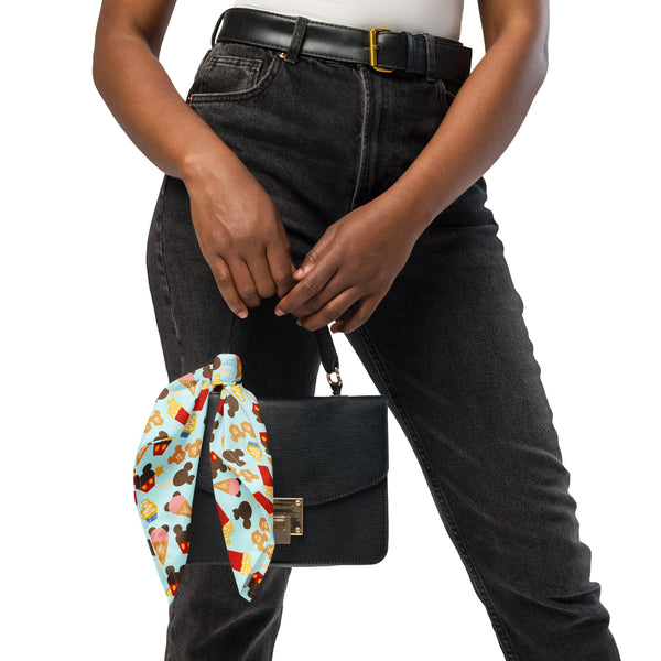 Disney Bandana - Mickey Snacks- Disney Dog Bandana, Hair Bow, Scarf, Disney Pets and Human Matching Bandana