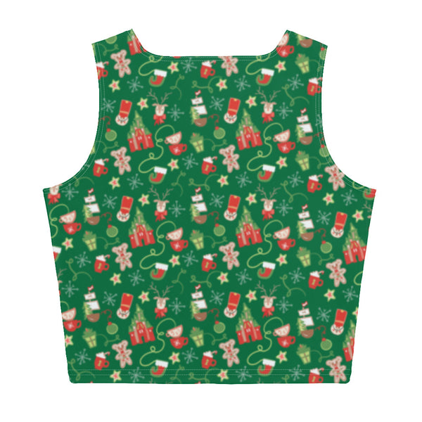 Disney Christmas Merriest Place on Earth Crop Top Disney Parks Holiday Crop Top