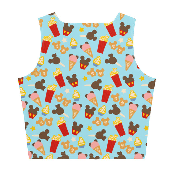 runDisney Disney Snacks Crop Top Will Run For Snacks Theme Park Disney Crop Top