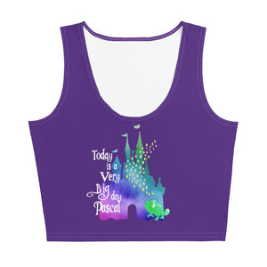 Tangled Crop Top Today is a Big Day Pascal Rapunzel Women's Crop Top