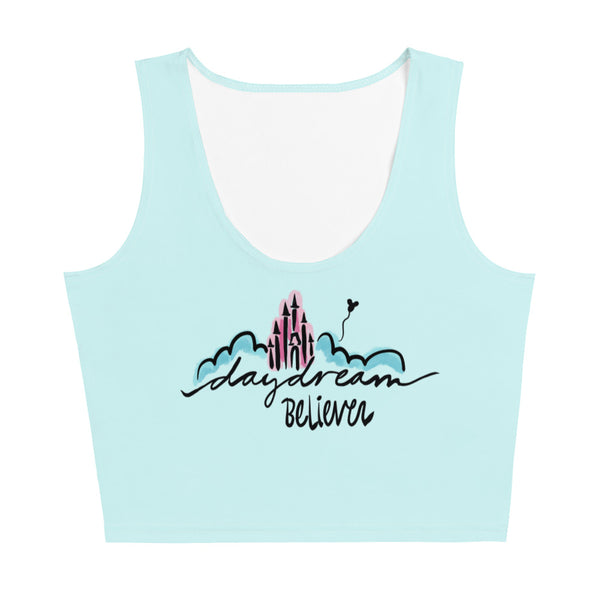 Disney Castle Crop Top Daydream Believer Disney Crop Tank