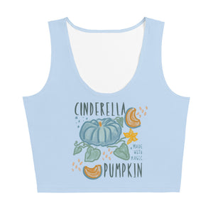 Cinderella Pumpkin Crop Top Disney Shirt Made with Magic Disney Pumpkin Crop Top