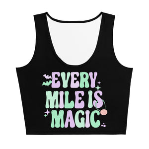 runDisney Halloween crop Every Mile is Magic Pastels Disneyland running Crop Top