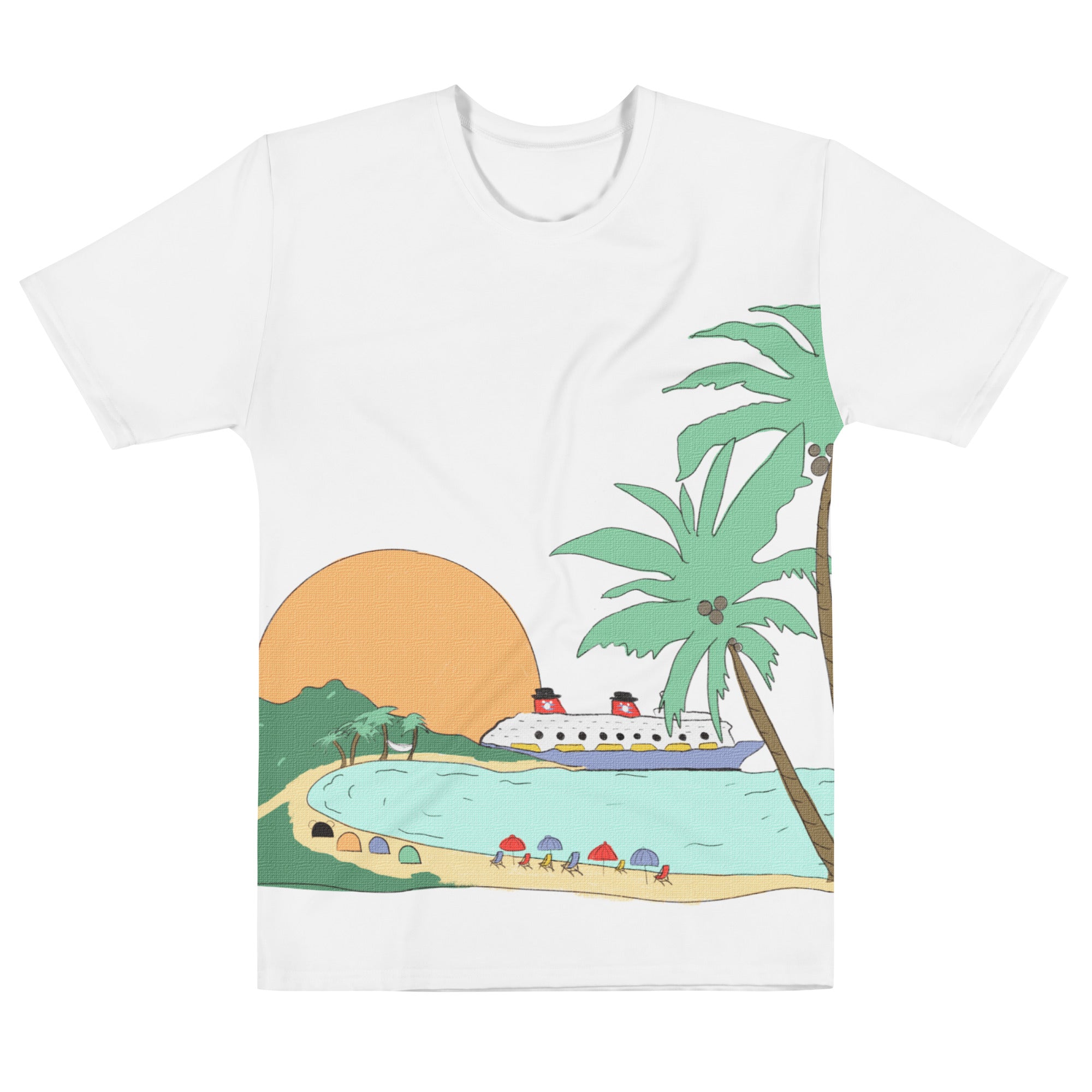 Disney Cruise Castaway Cay Mens T-Shirt Greetings from Paradise Disney Cruise Men's T-Shirt