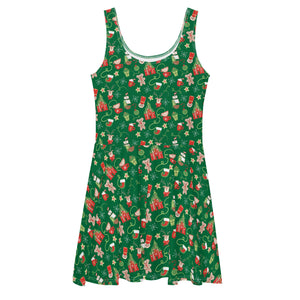 disney dress shop holiday dress Disney Parks Dress Shop Green Christmas Winter Woodland holiday Dress Large