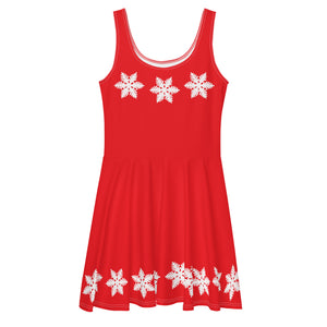 Mickey and Minnie Christmas Dress Disney Christmas Outfit Snowflake Red Skater Dress S Mickey and Minnie Christmas Dress Disney Christmas Outfit Snowflake Red Skater Dress S