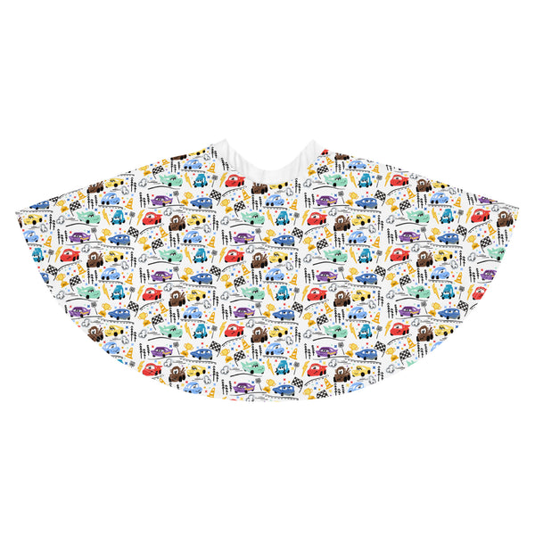 Cars Skirt Disney Skirt - READY TO SHIP-White- Small