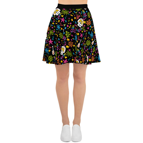 Coco Skater Skirt  - READY TO SHIP-Black- Small
