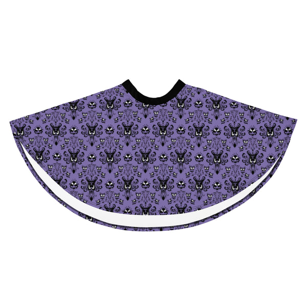 Disney Haunted Mansion Wallpaper Skirt - READY TO SHIP-Purple- XL