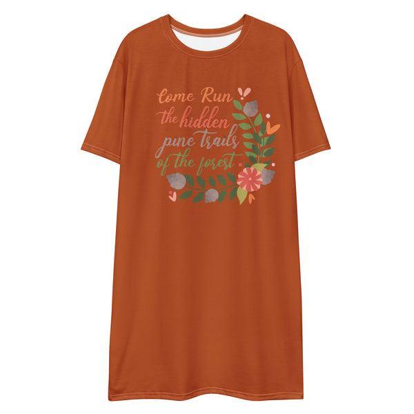 Pocahontas Disney Dress Come Run the Hidden Pine Trails Pocahontas T-shirt dress