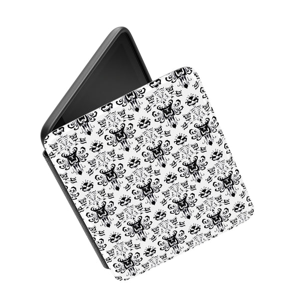 Haunted Mansion Kindle Case, Black and White Spooky Disney Kindle Case - Multiple Sizes