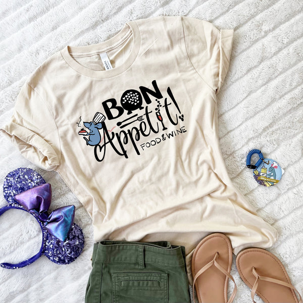 Epcot Bon Appetit T-Shirt Disney Food and Wine Festival Remy Disney Shirt Epcot T-Shirt