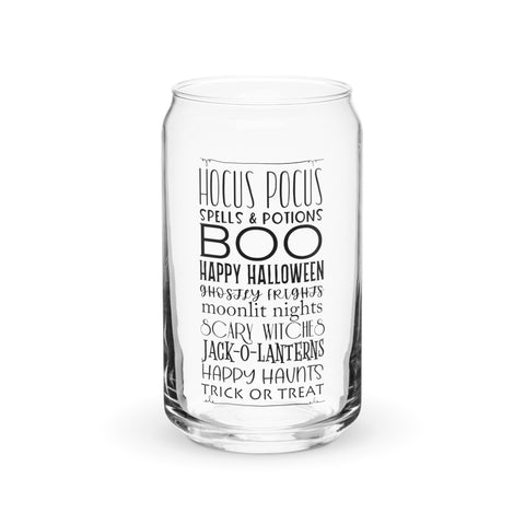 Hocus Pocus 16 Oz Beer Can Glass Halloween Soda Can Glass -  in 2023