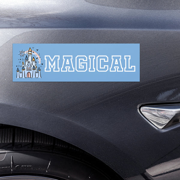 Disney World Car Magnet Magical Cinderella Castle Disney Car Accessory