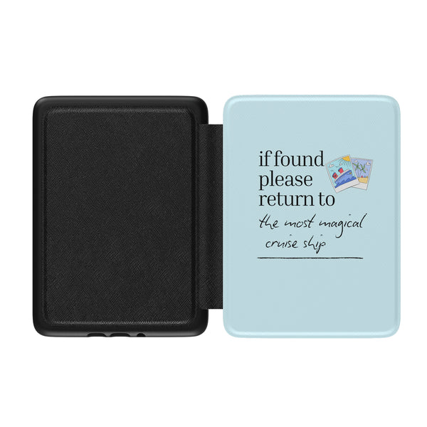 Disney Cruise Kindle Case If Found, Please Return to the Most Magical Cruise Ship Disney Kindle Case- Multiple Sizes