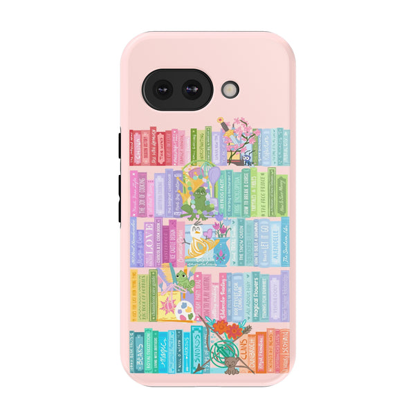 Bookish Princess Google Pixel Case - Princess Books : Mulan, Tiana, Rapunzel, Anna and Elsa, Merida, Disney Pixel Case