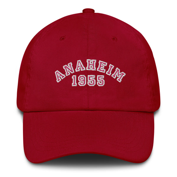 Disney College Hat 1955 Disneyland Anaheim EMBROIDERED Disney University Hat