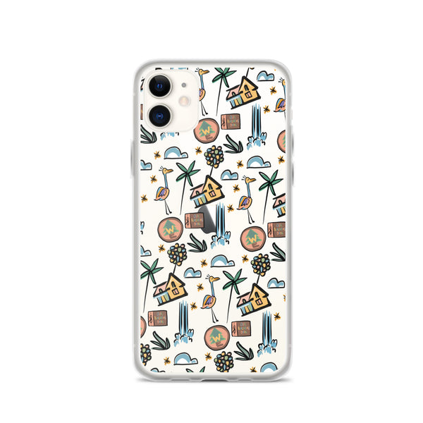 UP Paradise Falls iPhone Case UP! House with Balloons, Kevin and Wilderness Explorers iPhone Case