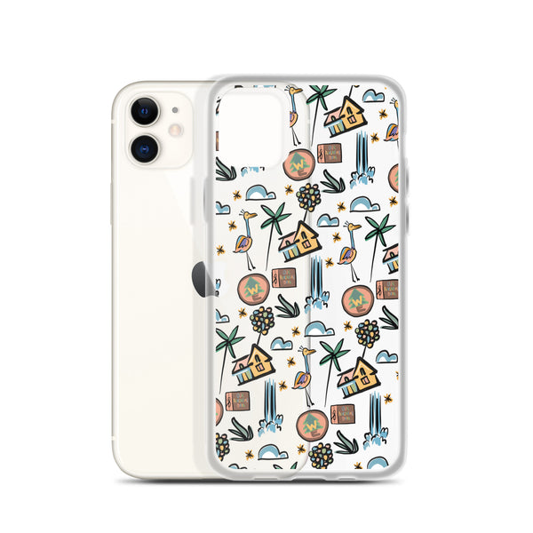 UP Paradise Falls iPhone Case UP! House with Balloons, Kevin and Wilderness Explorers iPhone Case