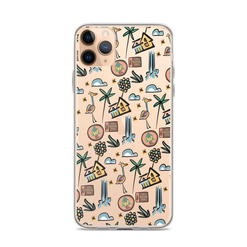 UP Paradise Falls iPhone Case UP! House with Balloons, Kevin and Wilderness Explorers iPhone Case