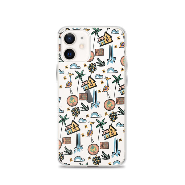 UP Paradise Falls iPhone Case UP! House with Balloons, Kevin and Wilderness Explorers iPhone Case