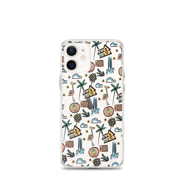 UP Paradise Falls iPhone Case UP! House with Balloons, Kevin and Wilderness Explorers iPhone Case