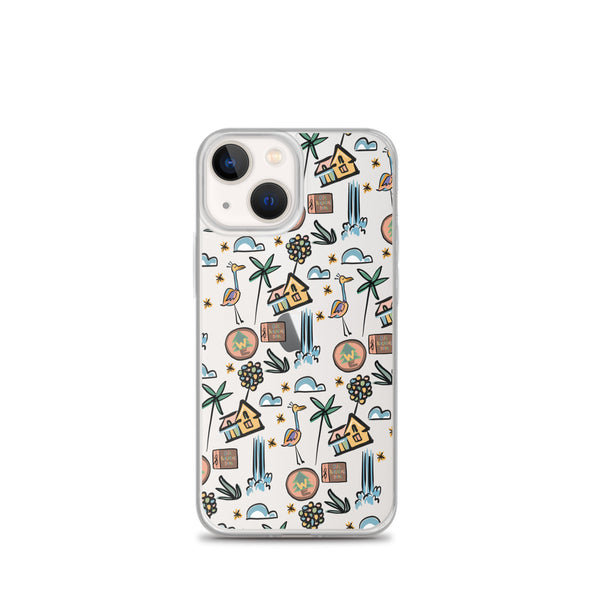 UP Paradise Falls iPhone Case UP! House with Balloons, Kevin and Wilderness Explorers iPhone Case