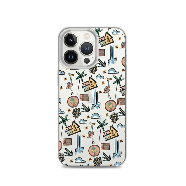 UP Paradise Falls iPhone Case UP! House with Balloons, Kevin and Wilderness Explorers iPhone Case