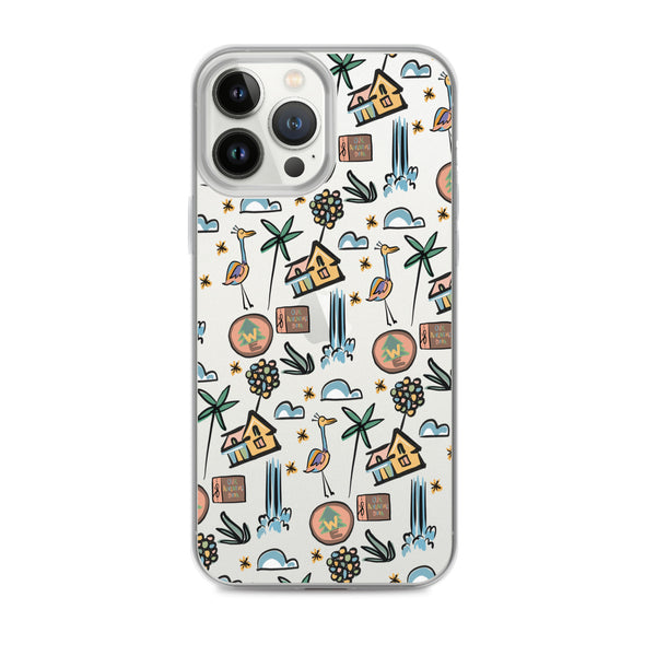 UP Paradise Falls iPhone Case UP! House with Balloons, Kevin and Wilderness Explorers iPhone Case