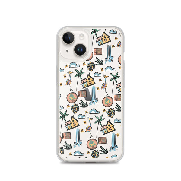 UP Paradise Falls iPhone Case UP! House with Balloons, Kevin and Wilderness Explorers iPhone Case