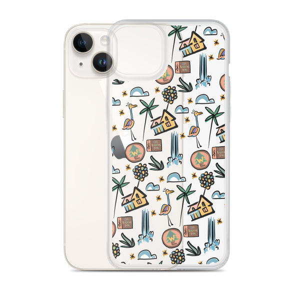 UP Paradise Falls iPhone Case UP! House with Balloons, Kevin and Wilderness Explorers iPhone Case