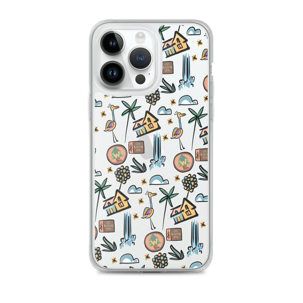 UP Paradise Falls iPhone Case UP! House with Balloons, Kevin and Wilderness Explorers iPhone Case