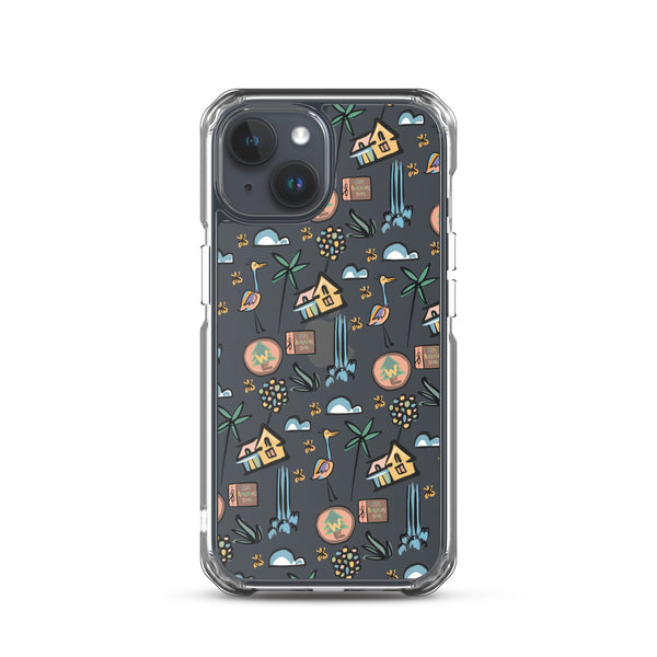 UP Paradise Falls iPhone Case UP! House with Balloons, Kevin and Wilderness Explorers iPhone Case