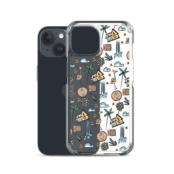 UP Paradise Falls iPhone Case UP! House with Balloons, Kevin and Wilderness Explorers iPhone Case