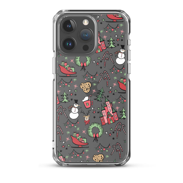 Disney Christmas Party iPhone Case Disney Phone Case Christmas Phone Case