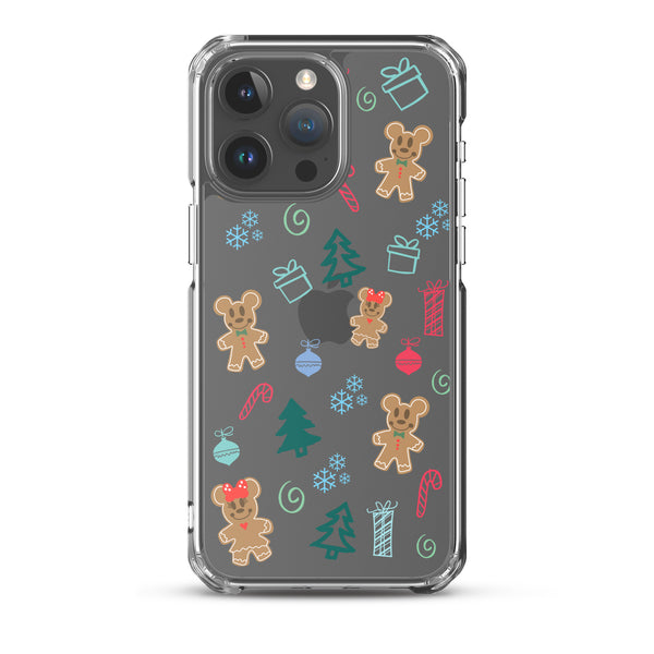 Gingerbread Mickey Holiday Christmas iPhone Case – Polka Dot Pixie