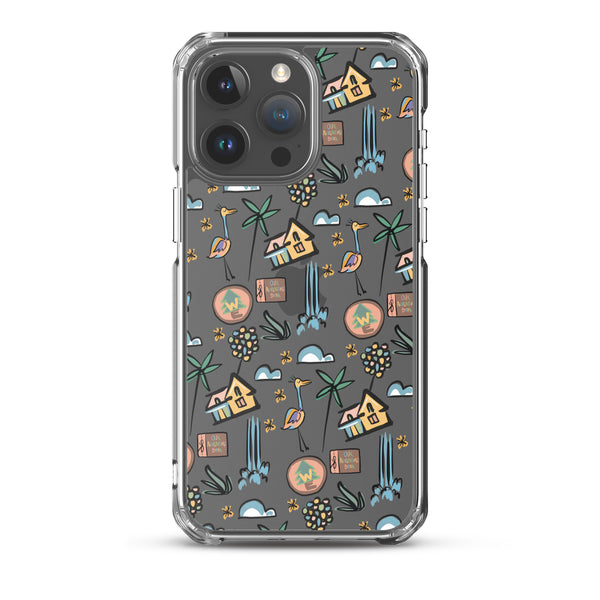 UP Paradise Falls iPhone Case UP! House with Balloons, Kevin and Wilderness Explorers iPhone Case