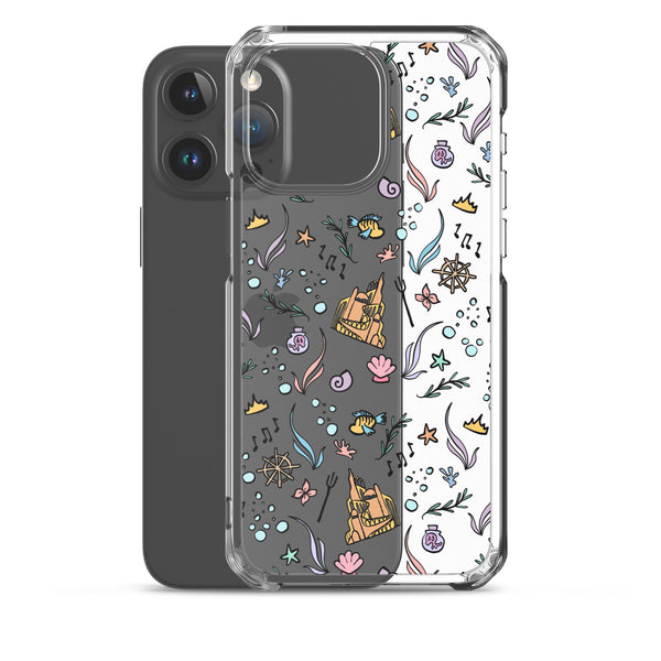 Little Mermaid Phone Case Disney iPhone Mermaid Castle Flounder Seashell iPhone Case