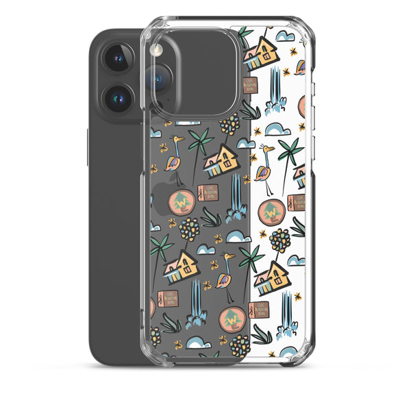 UP Paradise Falls iPhone Case UP! House with Balloons, Kevin and Wilderness Explorers iPhone Case