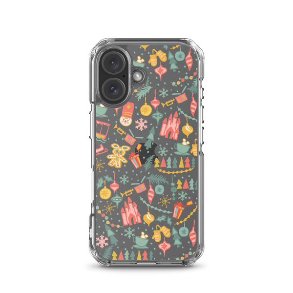 Disney Christmas List iPhone Case Disney Phone Case Disney at Christmas iPhone Case