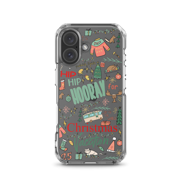 Christmas Vacation iPhone Case Hip Hip Hooray for Christmas Vacation Griswold Family Christmas iPhone Case