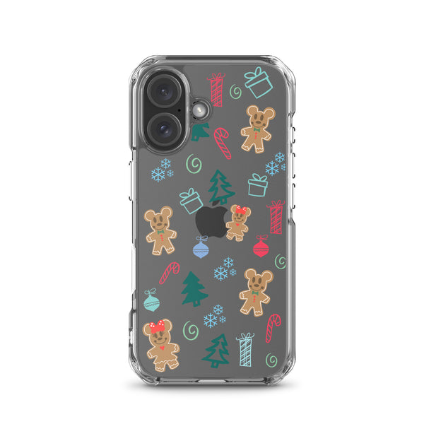 Gingerbread Mickey Holiday Christmas iPhone Case