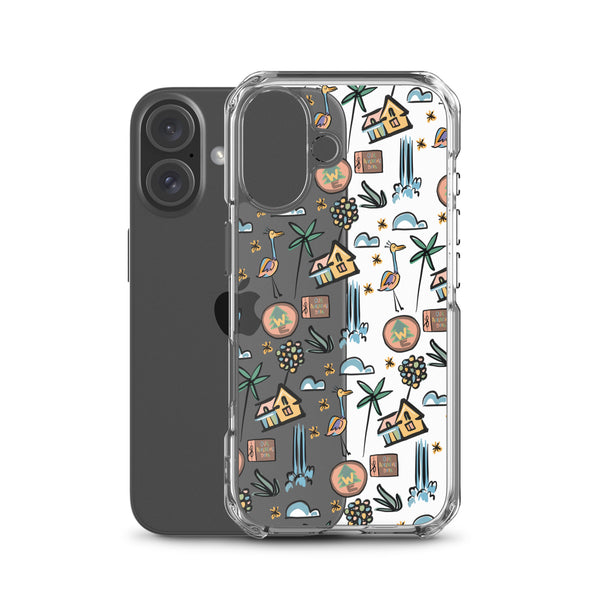 UP Paradise Falls iPhone Case UP! House with Balloons, Kevin and Wilderness Explorers iPhone Case