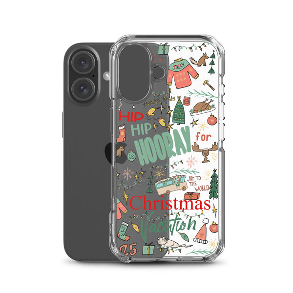 Christmas Vacation iPhone Case Hip Hip Hooray for Christmas Vacation Griswold Family Christmas iPhone Case