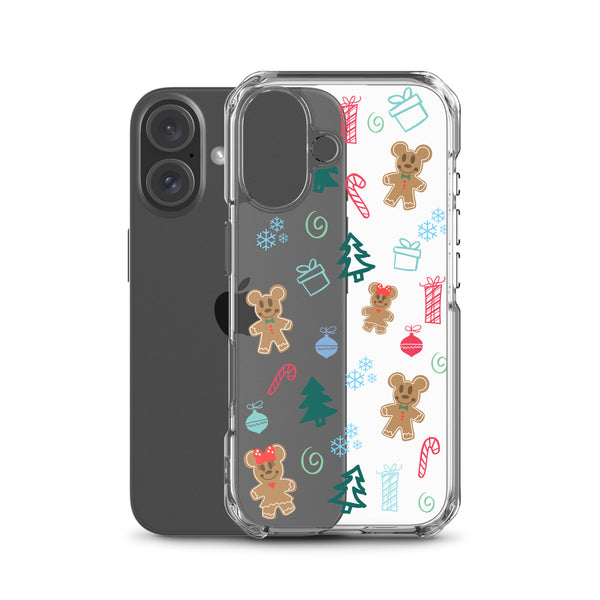 Gingerbread Mickey Holiday Christmas iPhone Case